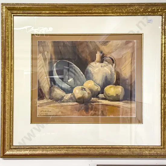 J K Burtonshaw - Still Life Watercolour