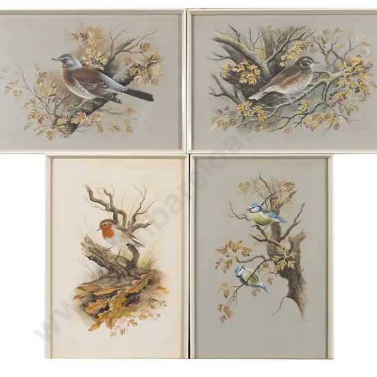 Four Mid C20th Paul A Nicholas Framed Works