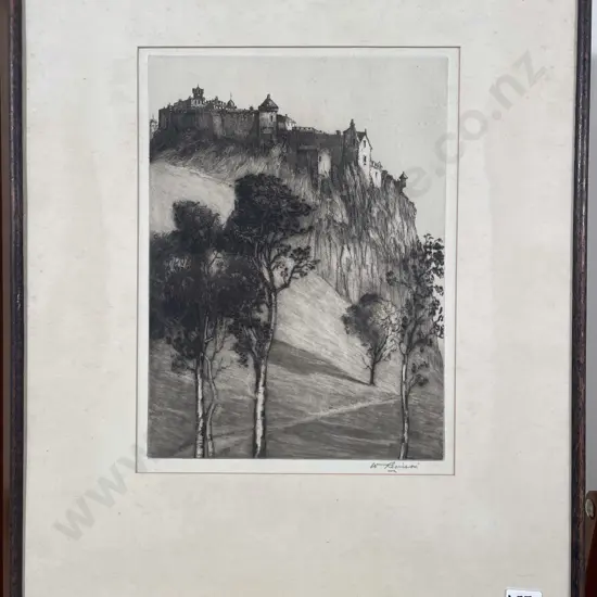 William Renison (Scottish 1862 - c1940) - Edinburgh Castle
