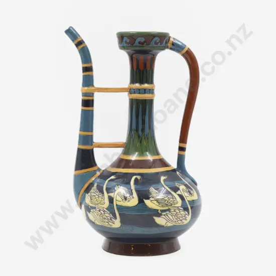 Shelley Intarsio Ornamental Swan Coffee Pot
