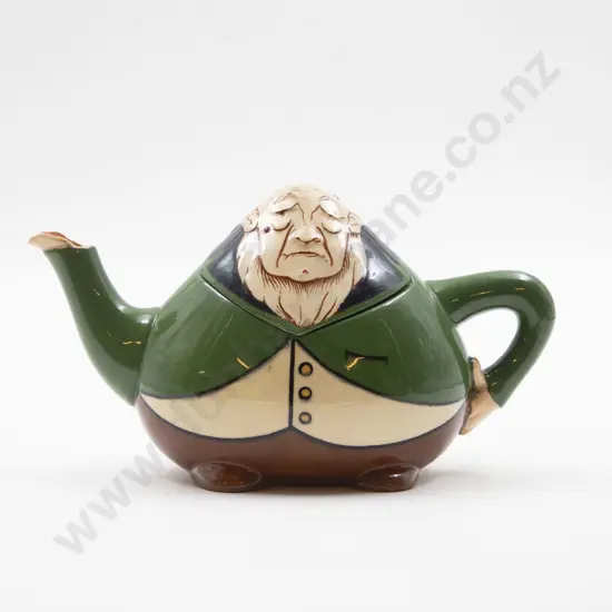 Shelley Intarsio Paul Kruger Political Caricature Teapot