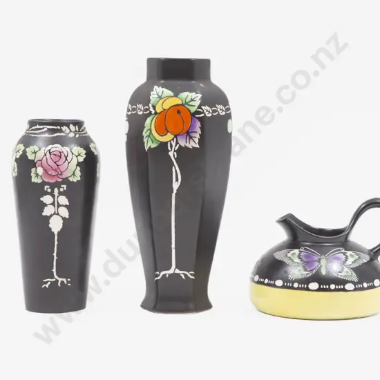 Shelley Butterfly Jug & Two Others