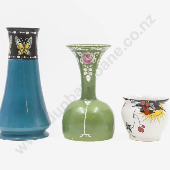 Three Various Shelley Vases