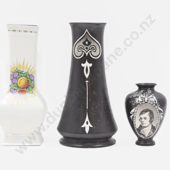 Three Various Shelley Vases