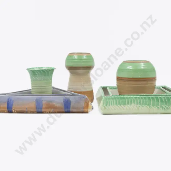 Various Shelley Including Two Ring Vases