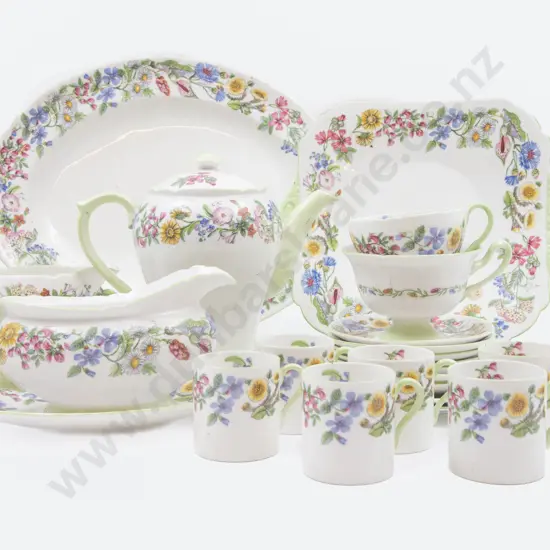 Shelley 21pce Tea Set