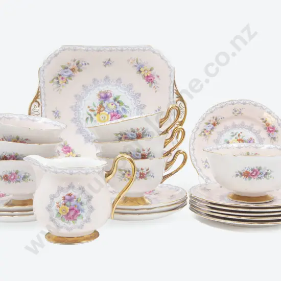 Shelley 21pce Tea Set