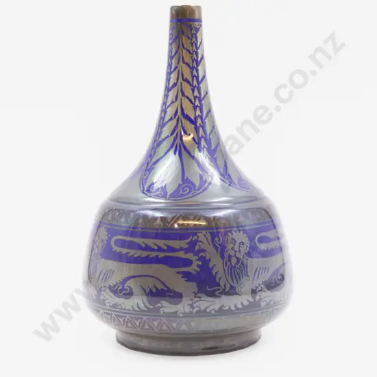 Royal Lancastrian W H Mycock 1923 Bottle Vase