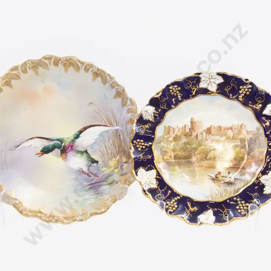 Royal Crown Derby Plate & Limoges Plate