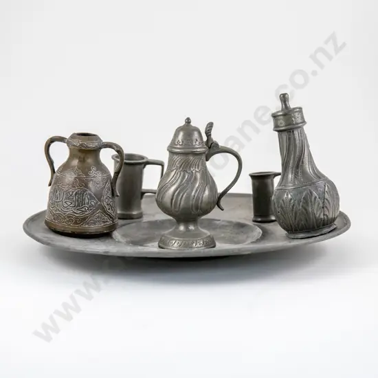 Large Georgian Pewter Plate