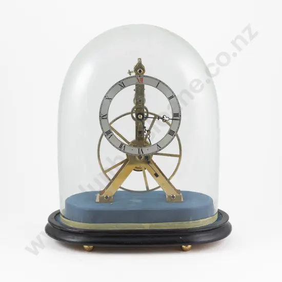 Dome Cased Skeleton Clock