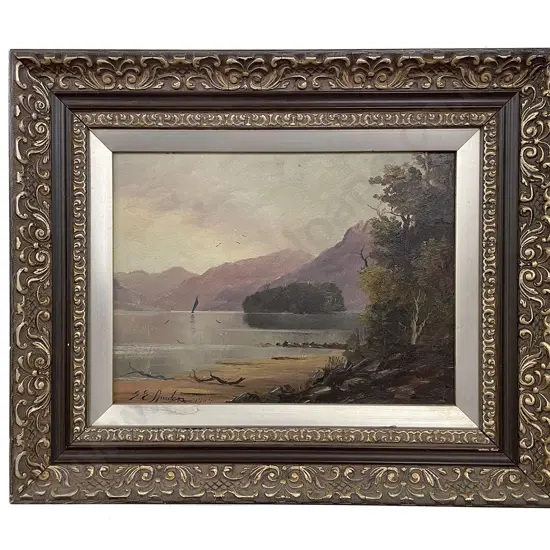 George E Pruden - Colonial Lake Scene