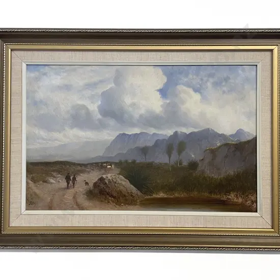 J D Moultray (1831 - 1911) - Going To The Market