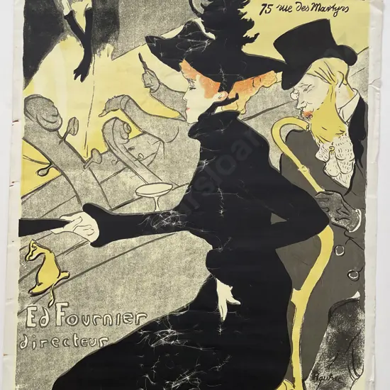 After Toulouse Lautrec - Divan Japonaise (unframed)