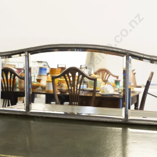 Arts & Crafts Pewter Framed Mirror