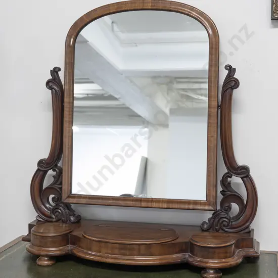 Large Vict Mahogany Dressing Mirror