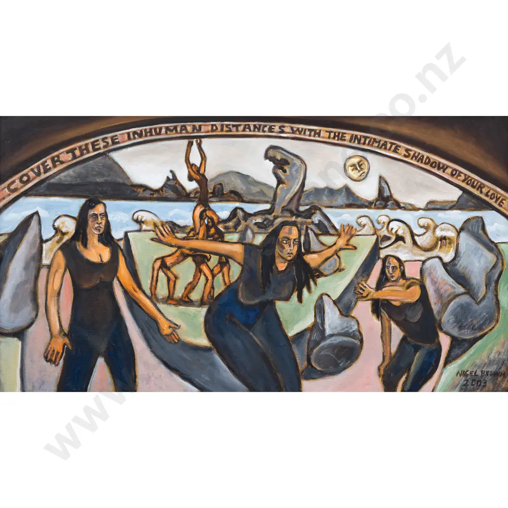 Nigel Brown - Cover These Inhuman Distances Image 1++