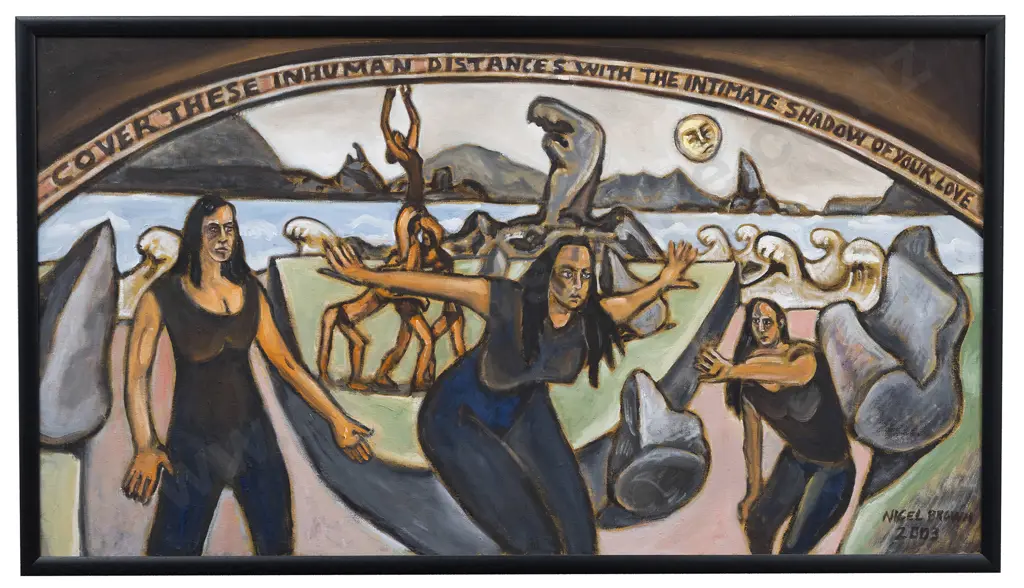 Nigel Brown - Cover These Inhuman Distances Image 1++