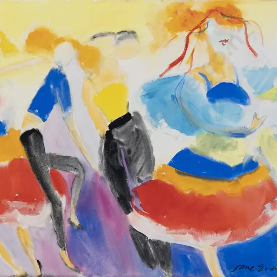 Jane Evans (1946 - 2012) - Figure Study (unframed)