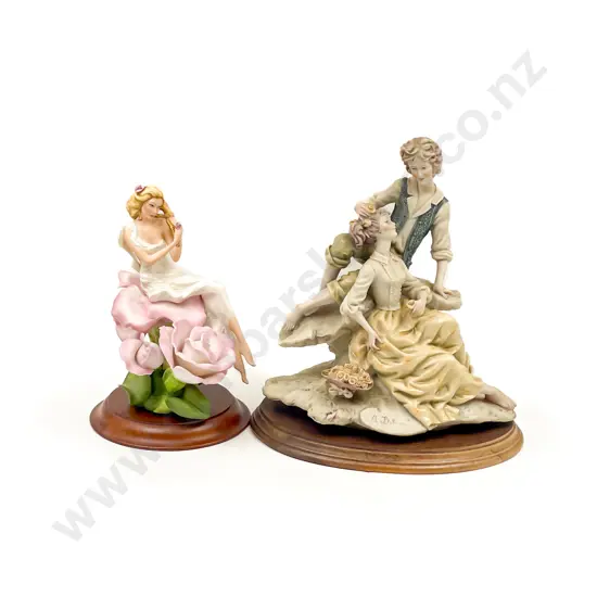 Franklin Mint Figure together with Italian Figure Group