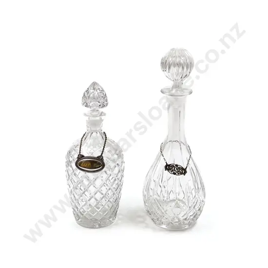 Two Crystal Decanters