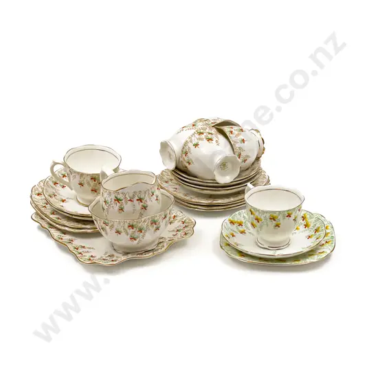 Royal Albert Fancy China Part Tea Set