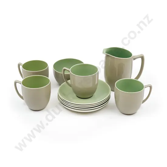 Qty of Branksome Twin-Tone Tea China