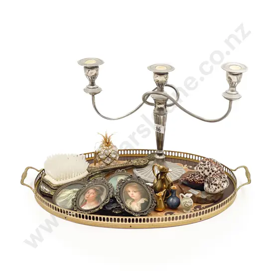 Qty of Assorted on a Decorative Double Handled Tray