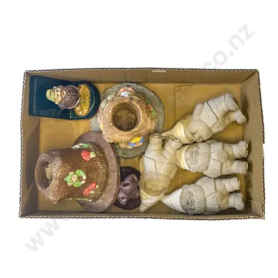 Qty of Assorted Garden Gnomes