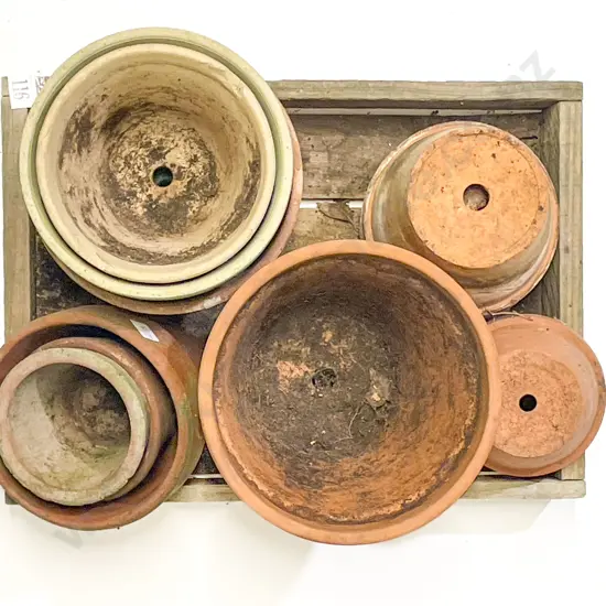 Qty of Assorted Garden Pots