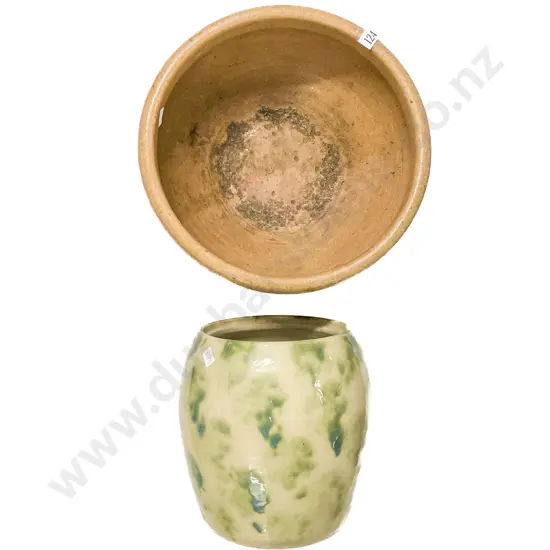 Glazed Stoneware Crock