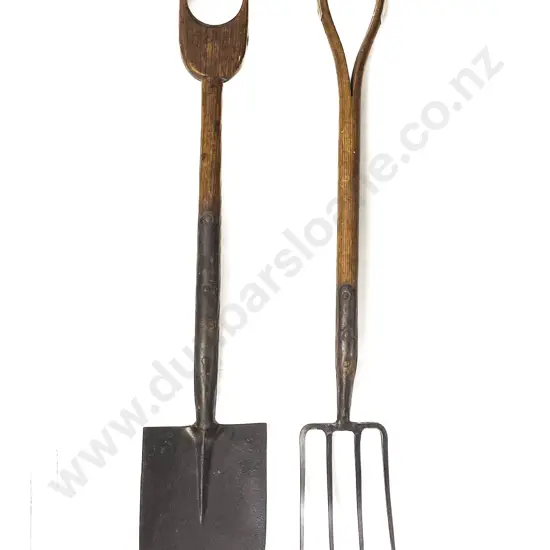 English Made Vintage Pitchfork and Shovel