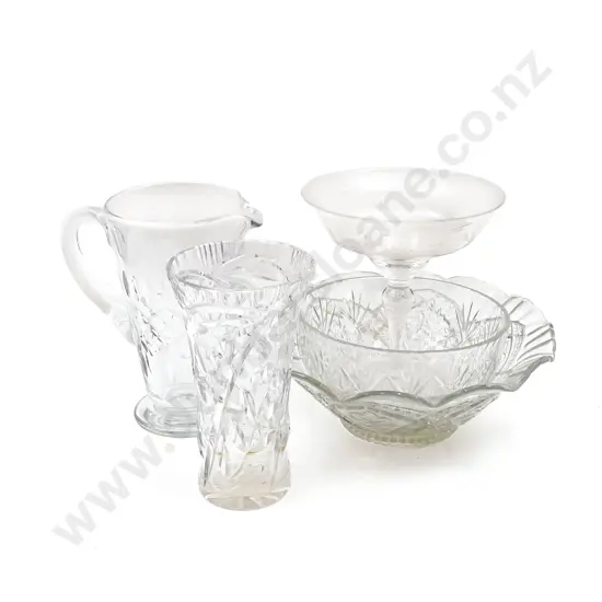 Qty of Assorted Crystal and Glassware