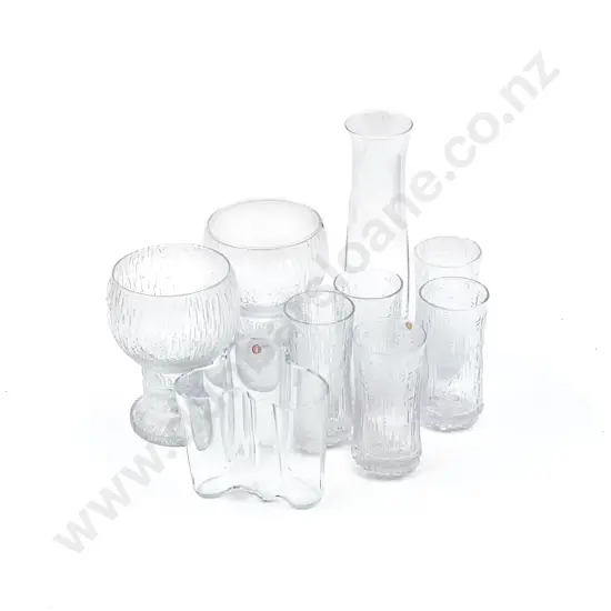 Qty of Assorted Finnish Glassware etc.