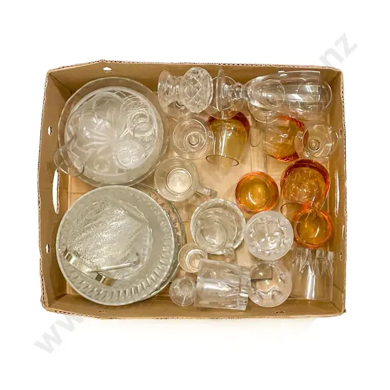 Qty of Assorted Glassware