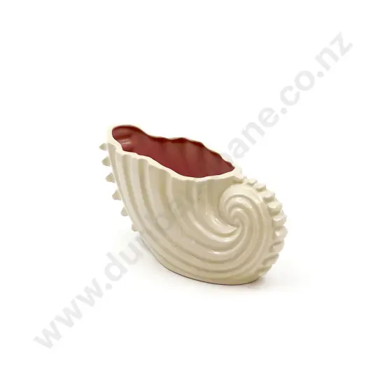 Art Deco Ceramic Shell Vase