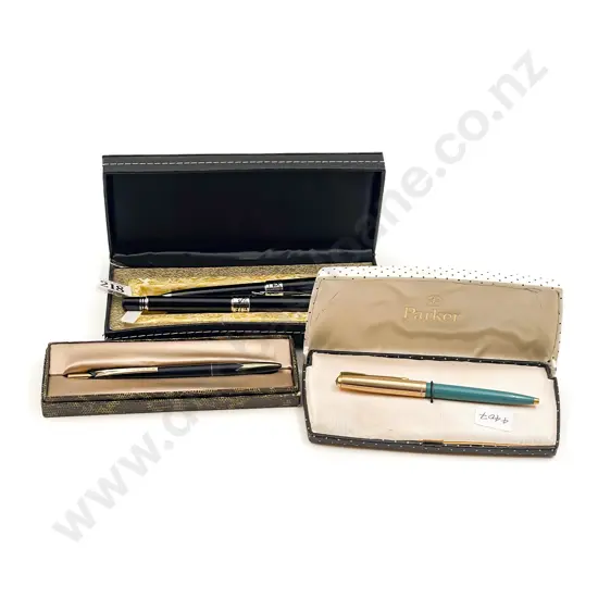 Boxed Parker Pen and Two Others