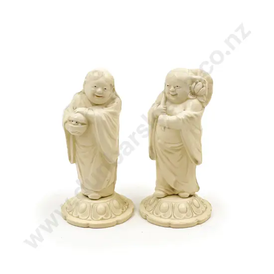 Vintage Pair of Celluloid Chinese Immortals