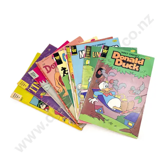 Ten Assorted Vintage Walt Disney Comics