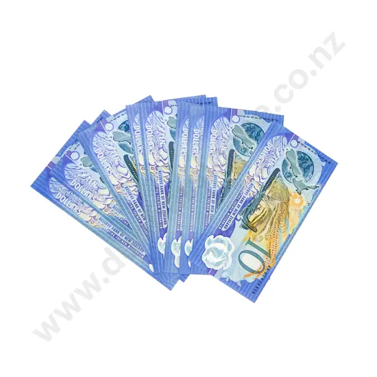 NZ 11 Millennium UNC Ten Dollar Bank Notes