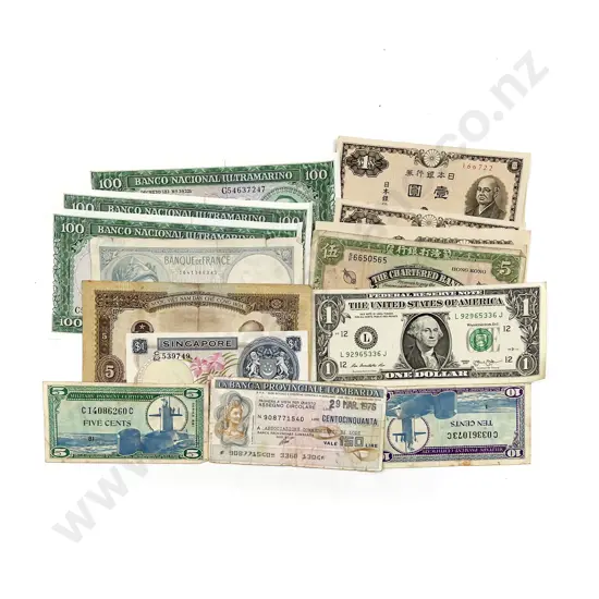 Small Qty of World Bank Notes