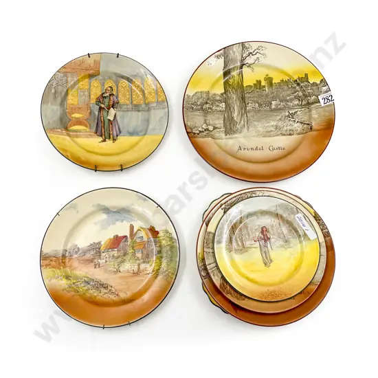 Seven Assorted Royal Doulton Plates