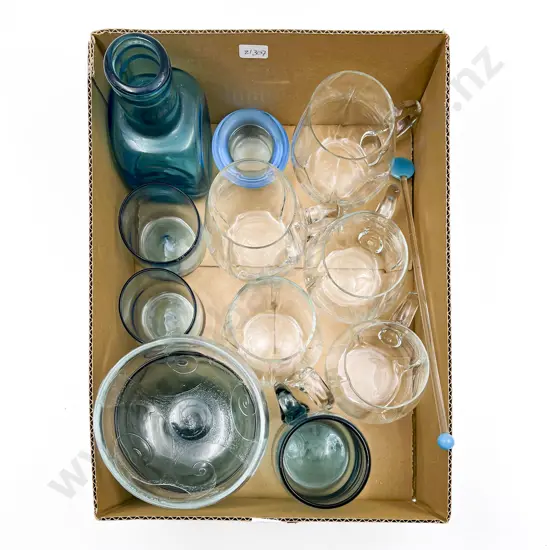 Box Quantity of Assorted Glassware