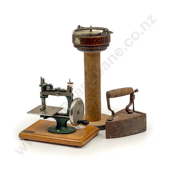 Small Quantity Assorted Vintage Including Miniature Sewing Machine * PLEASE NOTE PHOTO CHANGE