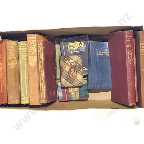 Small Quantity of Assorted Vintage Poetical Vols