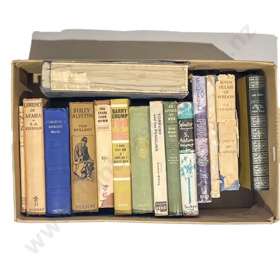 Box Assorted Books Including Barry Crump