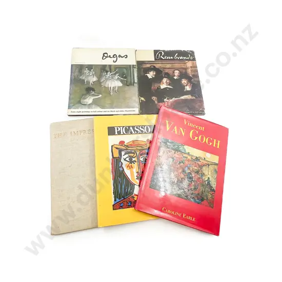 Five Assorted Classical Art Reference Volumes