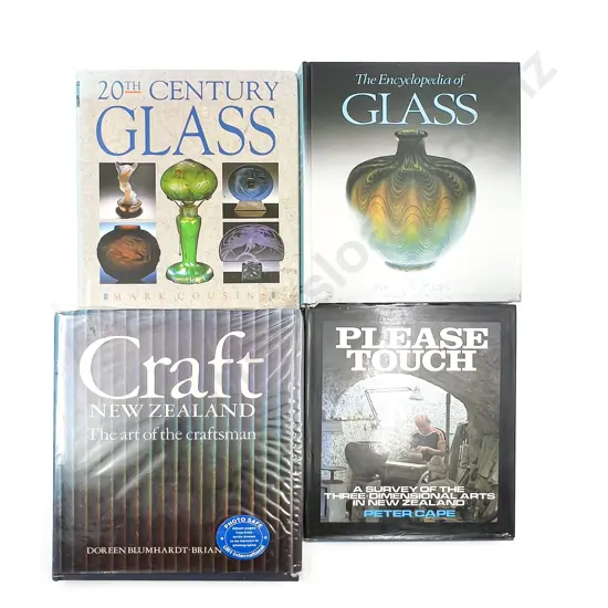 Four Assorted Art Glass & Craft Vols