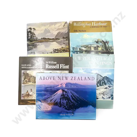 Five Assorted NZ Art Reference Books
