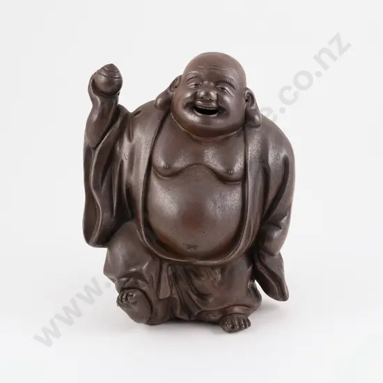 A Japanese Edo Period Bizen Figure of Hotei
